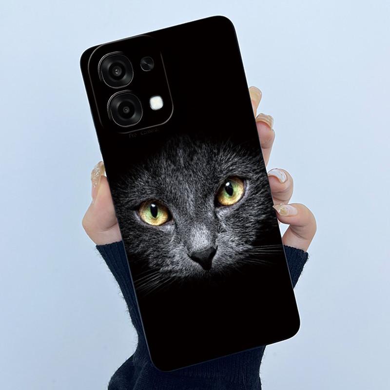 Чехол для Oppo A6 Pro 5G 4G Модный Минимализм Масляная Живопись Цветочный Силиконовый Мягкий Корпус Телефона Новый Дизайн Ударопрочная Задняя Крышка