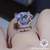 5CT Moissanite Ring D Color S925 Sterling Silver Plated 18K Women Wedding Band Party Rings Gifts Fine Jewelry Certificate