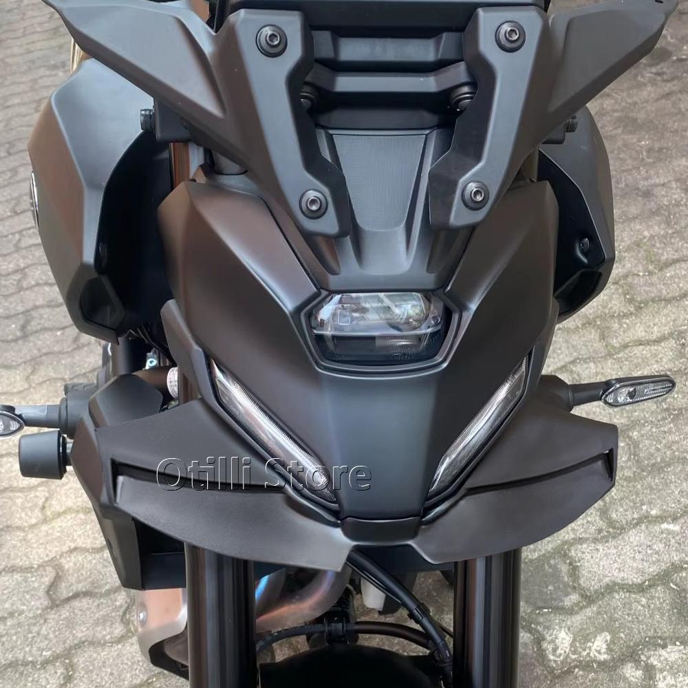 MT07 2025 Спортивные Передние Спойлеры Downforce для Naked Мотоциклов Аэродинамический Дефлектор Крыла Аксессуары для Мотоциклов Для YAMAHA MT-07 MT 07 mt07