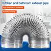 Aluminum Foil Ventilation Duct Scalable Vent Tube Dryer Vent Hose  Bathroom Kitchen System Vent