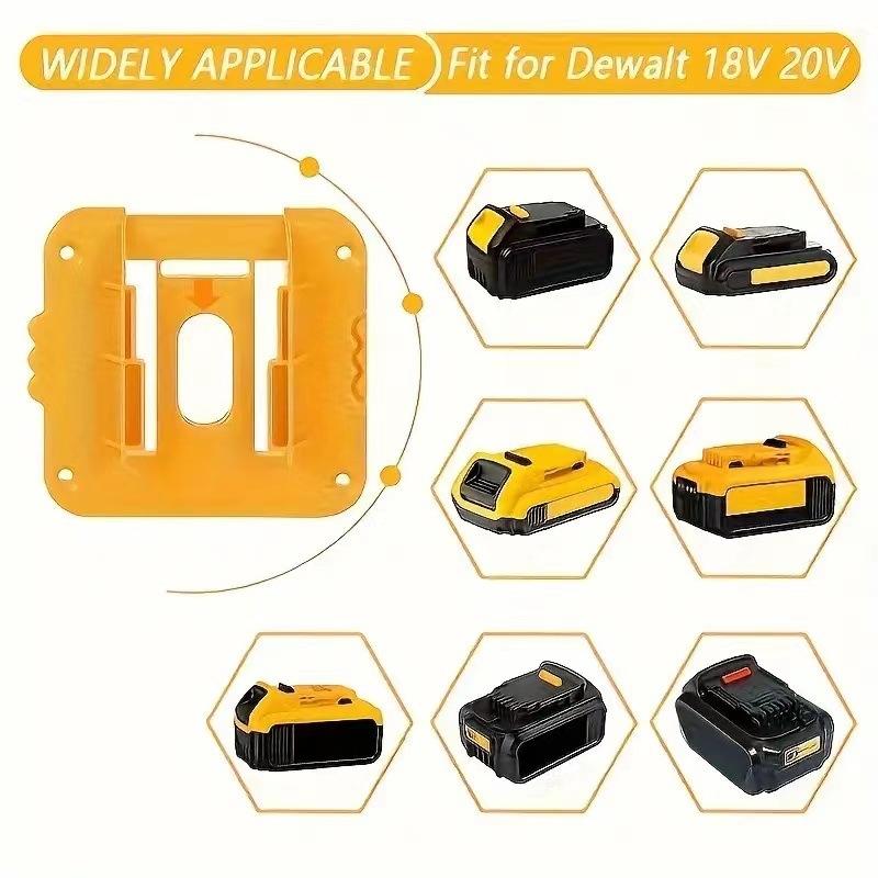 1 шт. Держатель аккумулятора для Dewalt 14,4 В-18 В Литиевая батарея Подвесной кронштейн Основание аккумулятора Подвеска