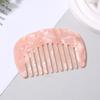 Wide Tooth Acetate Hair Comb Marble Pattern Scalp Massage Comb  Daily Hair Arrangement