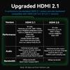 Сертифицированный высокоскоростной кабель HDMI 2.1 48 Гбит/с, видеокабель 8K 60 Гц 4K 120 Гц для PS5 Xiaomi Smart TV Box
