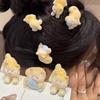 1/2 шт. Новый flocking заколка для волос с кошкой, плюшевая, милая кошка, заколка для волос с рыбой, милые заколки для волос для девочек, детей, головные уборы, украшения, подарки
