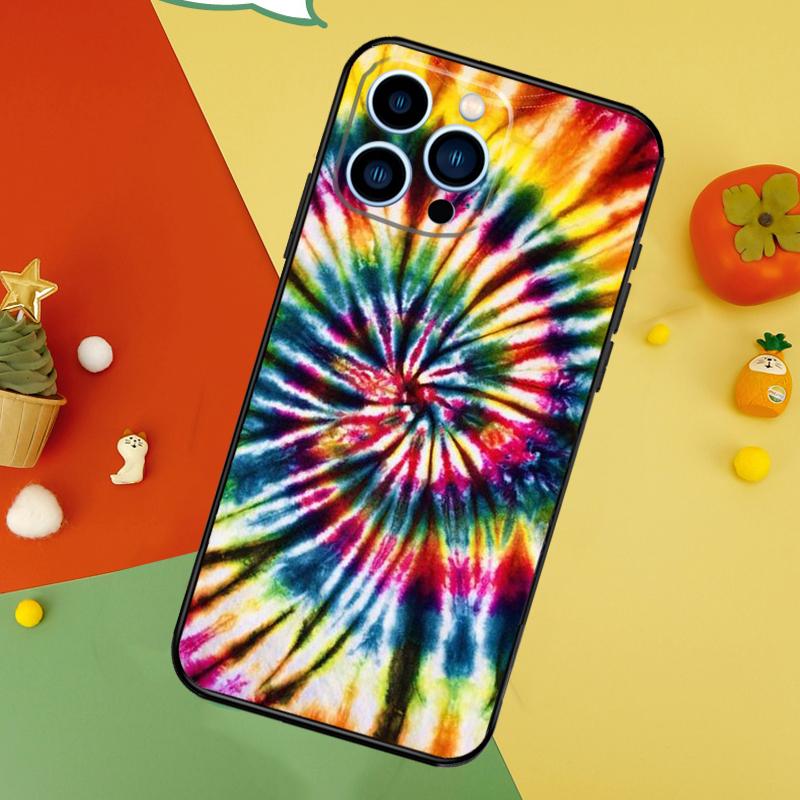 Tie Dye Trippy Phone Case For iPhone 17 Pro Max 16 15 13 12 11 14 Pro Max Plus 12 13 Mini 16e 17 Air Cover