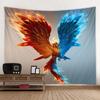 Fire Phoenix Wall Hanging Tapestry Flying Bird Art Decoration Wall Hanging Bedroom Room Living Room Home Decoration