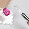 Heart Magnet Set Nail Art Tool with Y-Shaped Guide for DIY Manicure Professional Magnetic Rods for Heart-Shaped Patterns