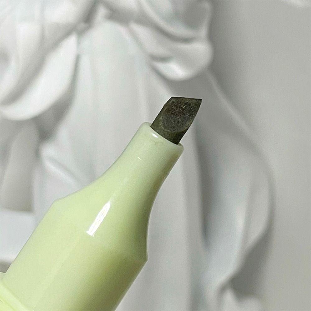 4Colors/Set Double Head Morandi Highlighters Morandi Color Fluorescent Pen Students Gift