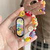 Популярный эластичный ремешок с мультяшным монстром для Xiaomi Mi Band 3 4 5 6 7 8 Dopamine NFC, сменный браслет для Miband 8 8Pro