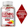 Evening Primrose Oil Capsules 1300mg, Improve Skin,Supports Women's Health