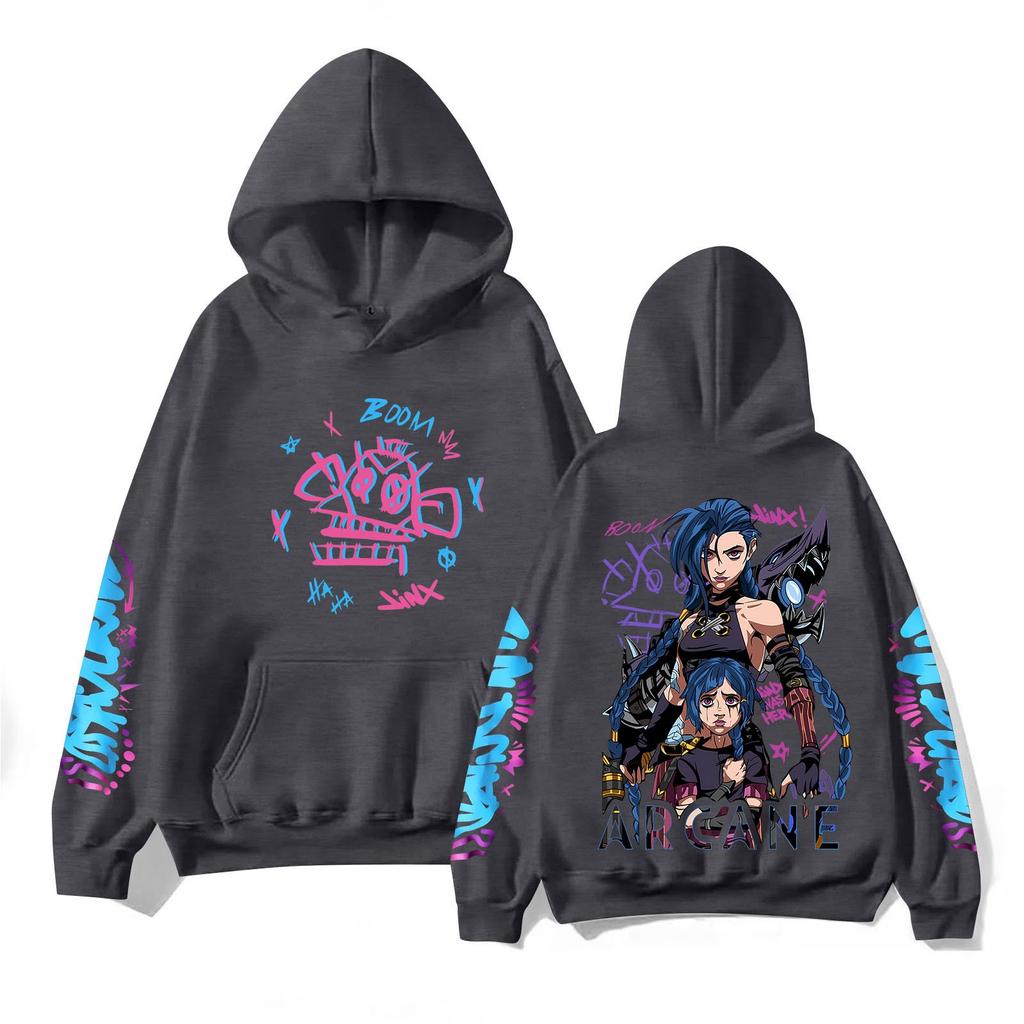 Women Fashion O Neck Long Sleeve Printed Top Hoodie Sweatshirt