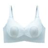 Underwear women's steel rims, big breasts, small bras gather, anti-sagging, sexy lace fixed bra, anti-sagging and seamless