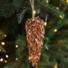 DIY Xmas Tree Hanging Ornaments Small Simulated Pinecone Pendant  New Year Gift