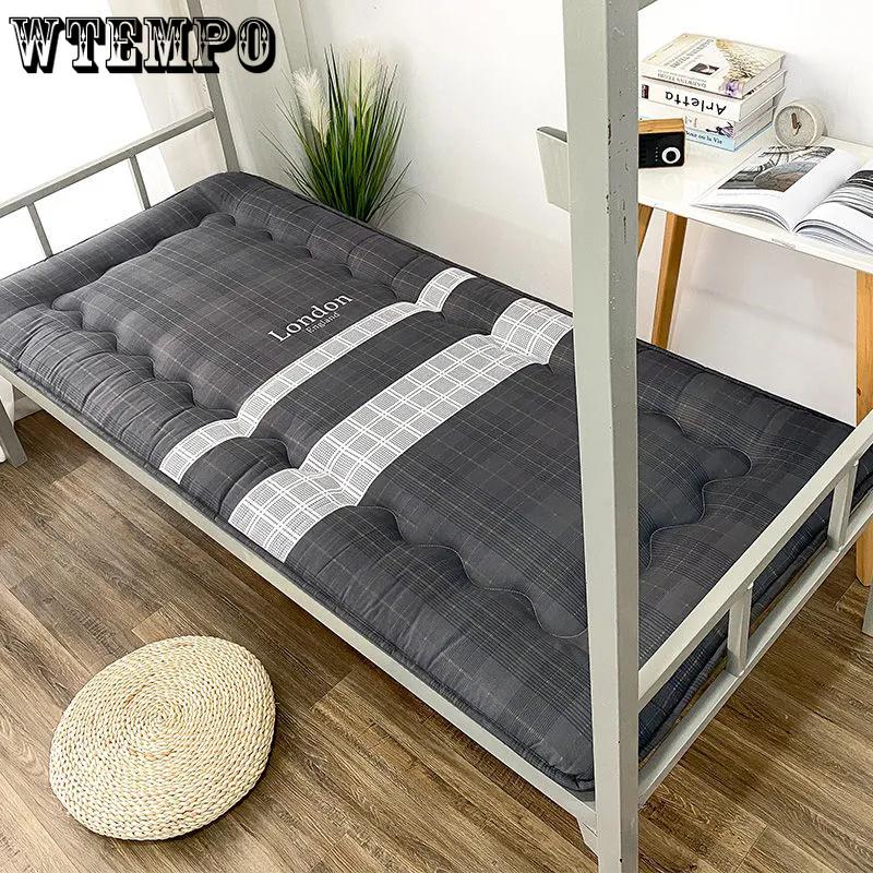 WTEMPO Большой размер Мягкий Домашний Кровать Отель Татами Принтованный Складной Матрас Подушка Толстый Теплый Матрас для Студенческого Общежития Сезон Возвращения в Школу Матрас