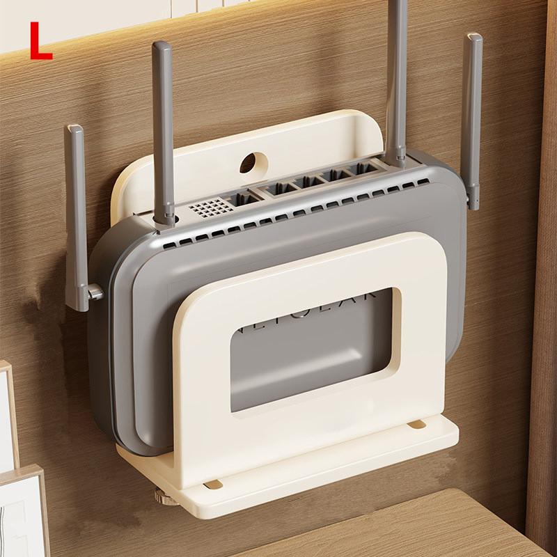Universal Adjustable Wall Mount Bracket Strong Adhesive for Router Modem TV Box WiFi Device Easy Install Space Saving
