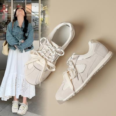 Балетный стиль Немецкие тренировочные туфли Супермягкая плоская подошва Туфли Форреста Гампа Ретро Универсальная спортивная обувь Легкая женская обувь