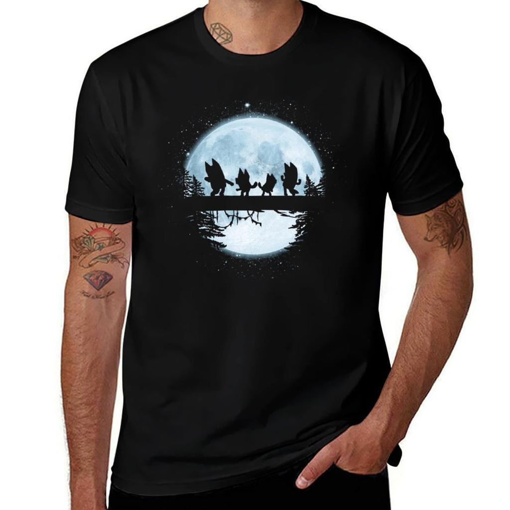 Midnight Dancing - Blu T-Shirt Holiday Party T-Shirt for Men