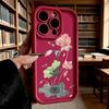 Чехол для телефона с цветами лотоса и стрекозами для iPhone 17 16 15 14 13 12 11 Pro Max Plus, Защитный, Гелевый, Гибкий, Противоударный