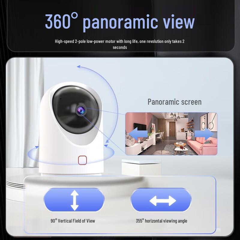 JOOAN 2K AI 360° Pan/Tilt Home Security Camera (CN version)