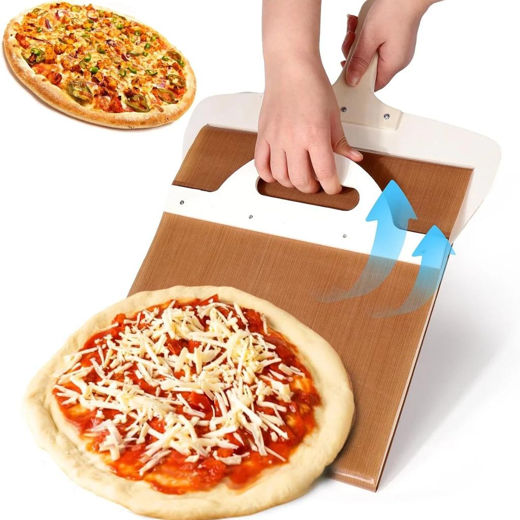 Sliding Pizza Shovel Board Non-Stick Pizza Tray Pizza Spatula For Home Kitchen Oven Baking Cake Dessert Glide Plate Baking Tools