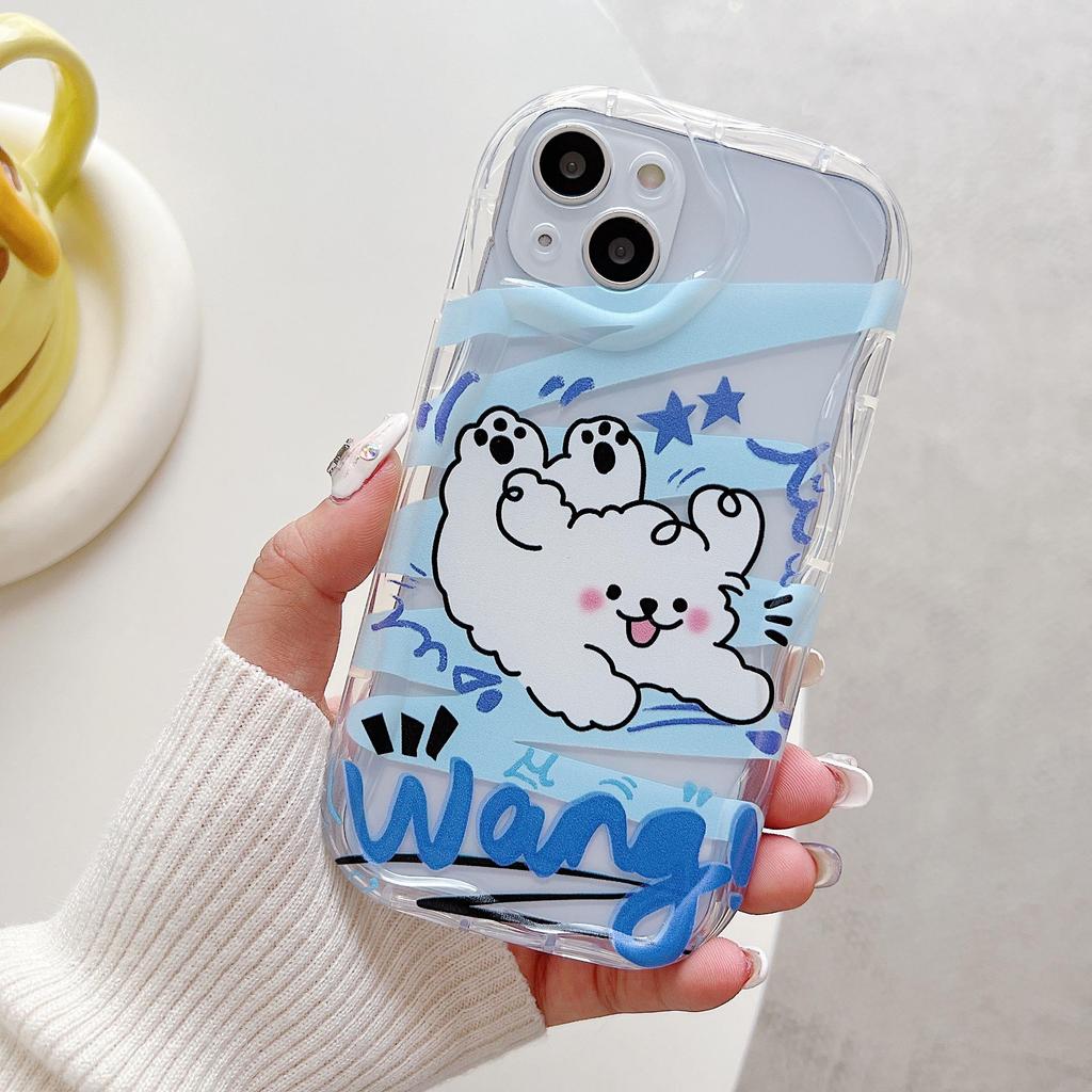 Милый силиконовый чехол для Infinix Note 30 Xiaomi Redmi Note 12 11 Samsung A54 A14 Oppo Reno 10 Pro 8T Funda, чехол с изображением бегущих собак, мягкий бампер из ТПУ
