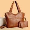 New Retro Fashion Shoulder Handbag Commuter Large Capacity Casual Fashion Mother and Child Bag