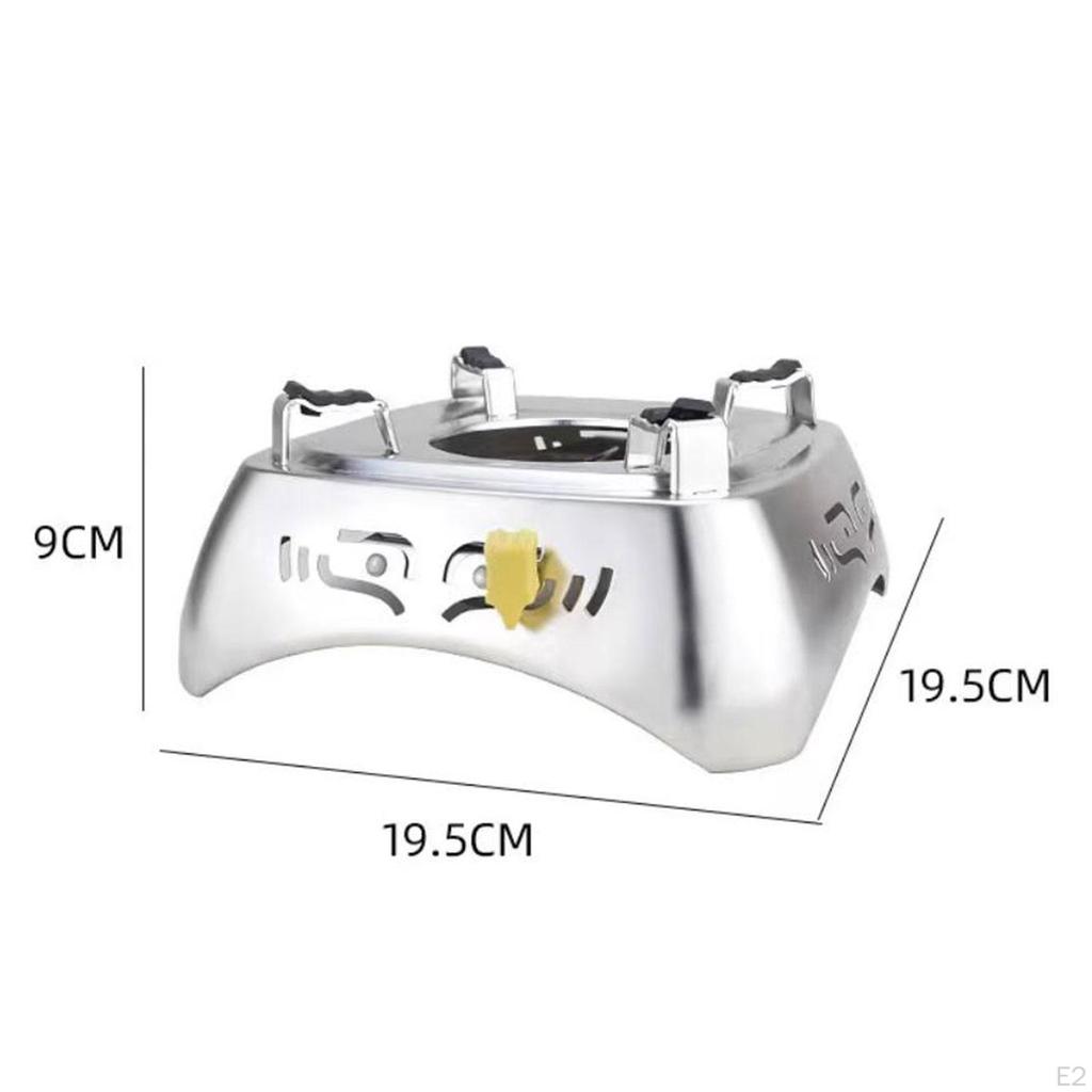 Спиртовая горелка, легкий металлический прочный кухонный инструмент для кемпинга на открытом воздухе