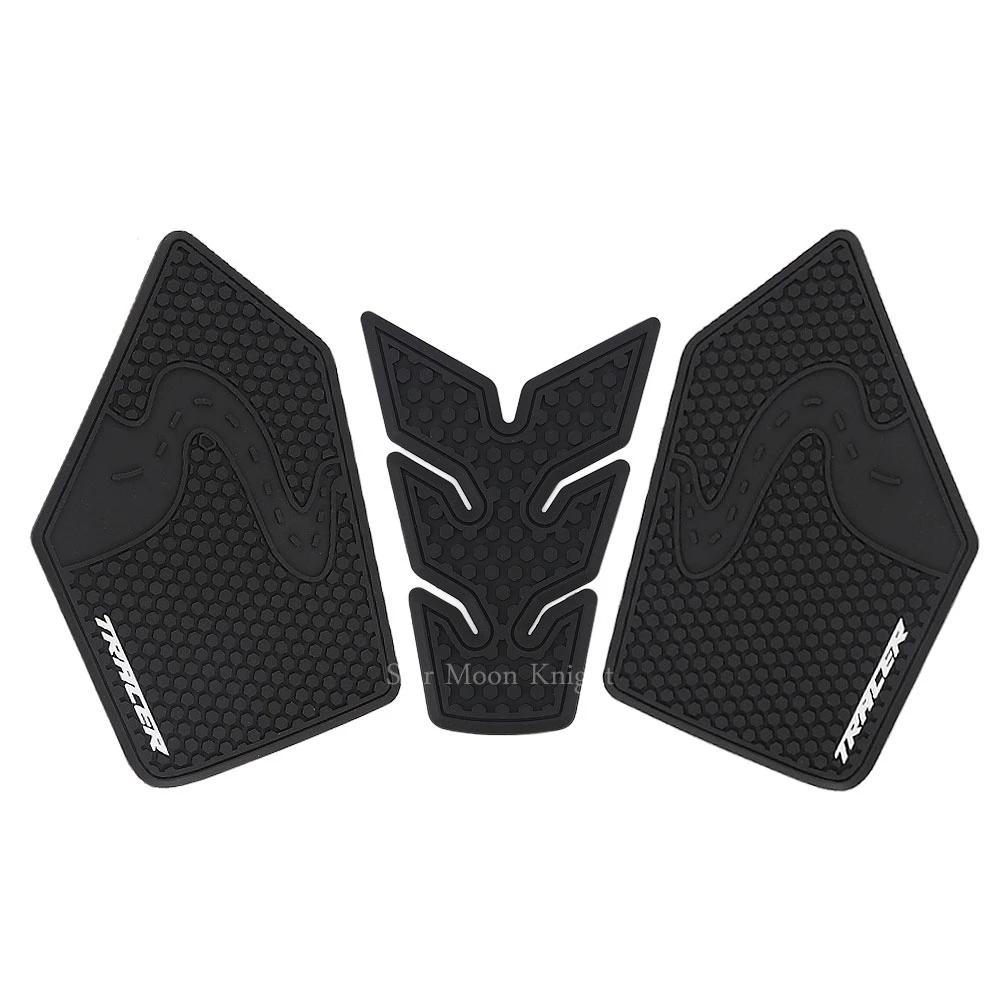 Накладка на бак мотоцикла, Нескользящие боковые наклейки на топливный бак, водостойкая резиновая накладка, наклейка для YAMAHA Tracer 9 TRACER9 TRACER-9