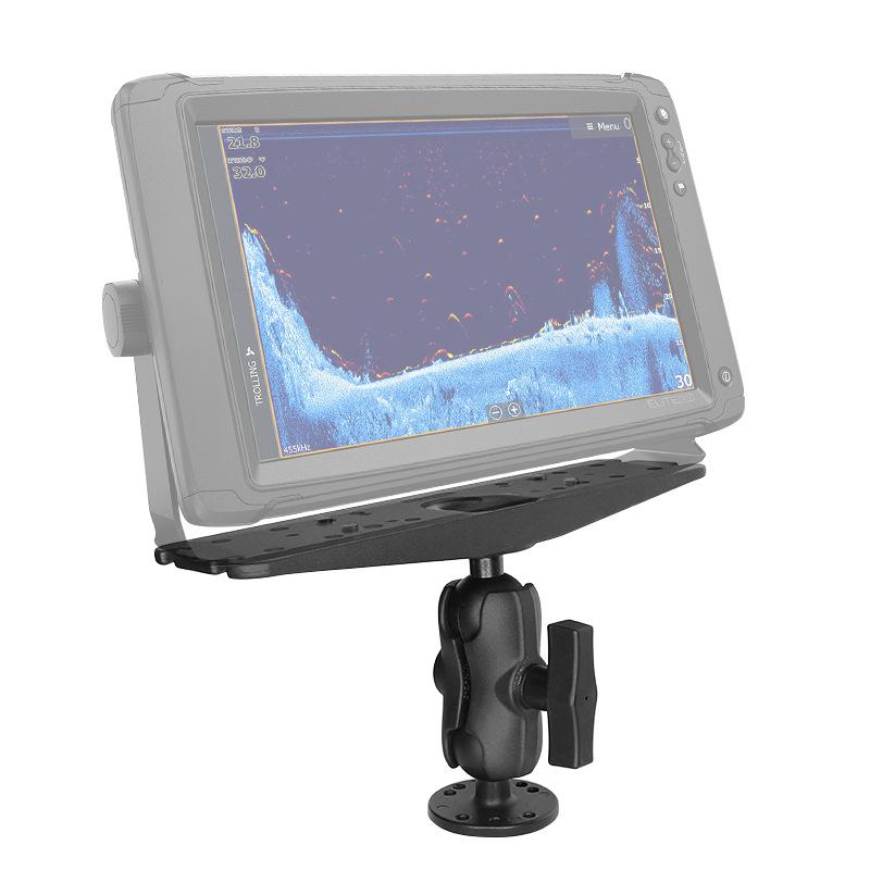 Echo Transducer Double Stack Sonar Mount for Garmin Gpsmap 276c Marine Gps Navigator Mounting Bra Fish Finder Mount Stood Away