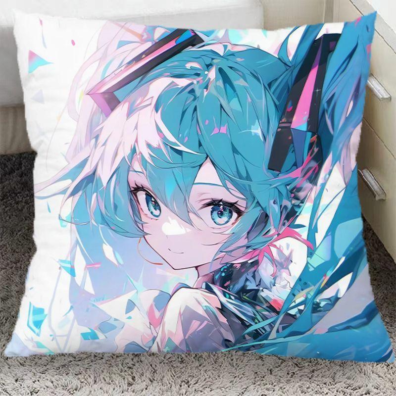 Периферия Hatsune Miku Двумерная подушка Общежитие Анимация Подушка для спальни Подушка для дивана в гостиной Подарок на день рождения