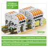 DIN Rail Fast Wire Cable Connectors 3/5Pin Universal Compact Conductor Spring Splicing Wiring Connector Push-in Terminal Block