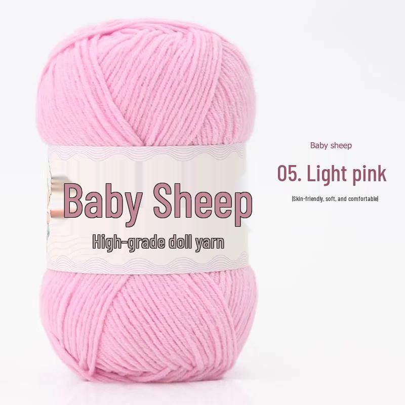 Пряжа из 4 нитей combed milk cotton (хлопок с молочным протеином) в мотке, для вязания спицами и крючком своими руками: Идеально для детских свитеров и шарфов
