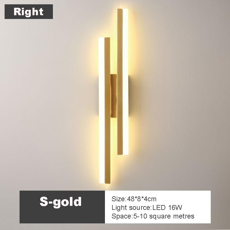 Светодиодный настенный светильник Wire Modern Minimalist Wall Lamp Iron Acrylic Спальня Гостиная Коридор Лестница Бра Скандинавский стиль