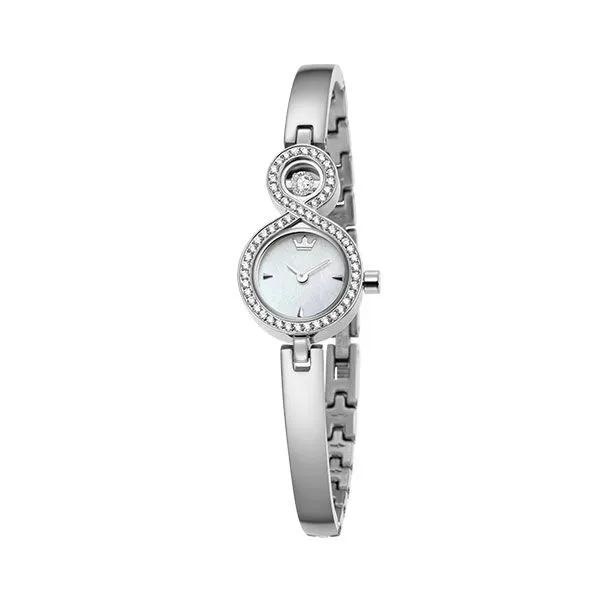 JE MIOELLO Dancing Stone Metal Watch - White (JWJ2ME6BS606WHWH0)