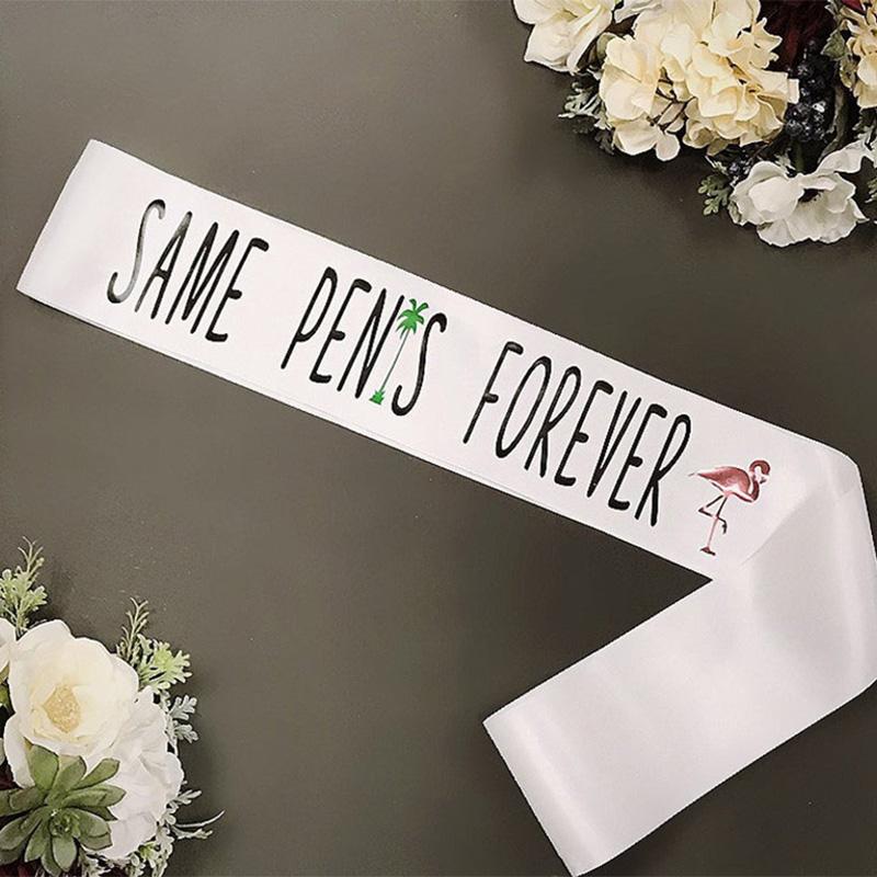 Funny Sash Underwear Sleep Mask Bachelorette Hen Night Party Wedding Bridal Shower Bride To Be Gift Honeymoon Decoration Favor