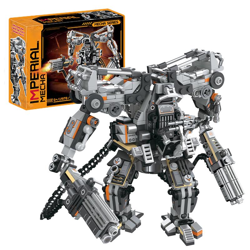 Научно-фантастические Строительные Блоки Робот-трансформер Меха MOC Кирпичики Игрушки Рождественские Подарки для Мальчиков Взрослых Детей Настольное Украшение