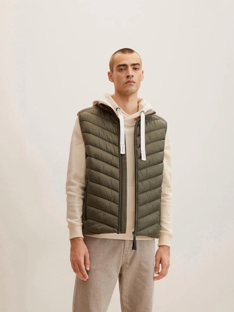 Winter Jacket Tom Tailor Quilted Vest (1031473) Dusty Olive Green
