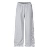 Mens Streetwear Wide Leg Sweatpants With Rhinestone Embellishment Loose Fit Raw Hem Straight Cut Casual Trousers