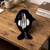 Large Capacity Plush Killer Whale Pencil Case Portable Pencil Pouch Case  Office