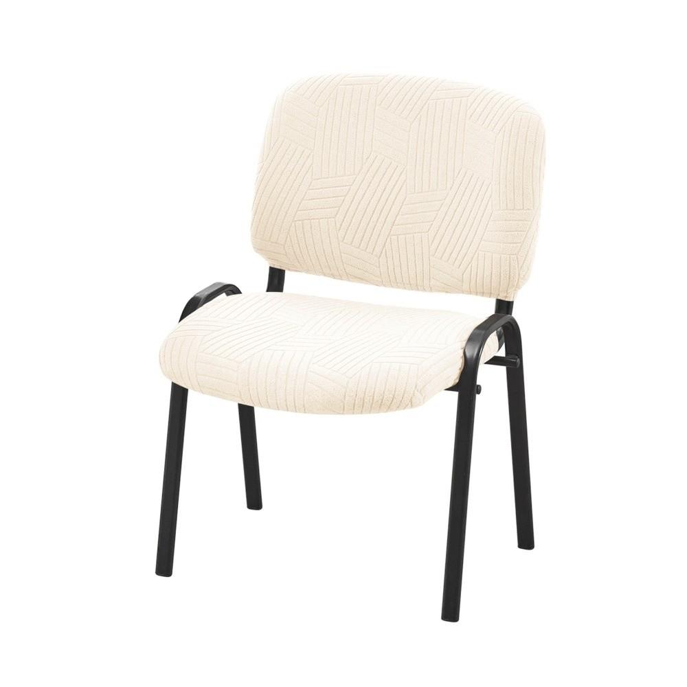 Separate Seat And Backrest Chair Slipcovers Elastic Material Fabric Chair Covers  Hotel Use