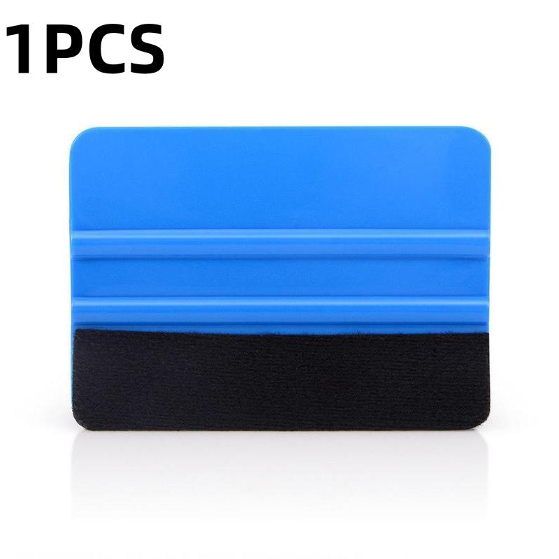 1/5 шт. наклейки для автомобиля пленка установка скребок винил карбоновый скребок с войлочным скребком инструмент для оклеивания автомобиля пленкой инструменты 10x7 см