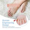 2pcs Silicone Gel Straightener Pain Relief Toe Protector Three-Hole Little Toe Bunion Foot Care Tools