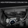PCCOOLER F5 R120 120мм Охлаждение для ПК 120мм PWM 4-контактный FDB Корпусной 2200 об/мин Гирляндное подключение ПК 86CFM 3 режима Качественный компьютерный вентилятор для корпуса ПК Б/У