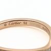 Used CARTIER Ring Ballerina Curve Wedding EU#51.5 52 K18 Pink Gold/diamond 2.2g Pink Gold Jewelry
