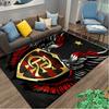 Rangers FC Rug Ideal for Reading Room, Multi-purpose Office Chair Sofa Carpet, Anti-slip Printed Home Area Rug
