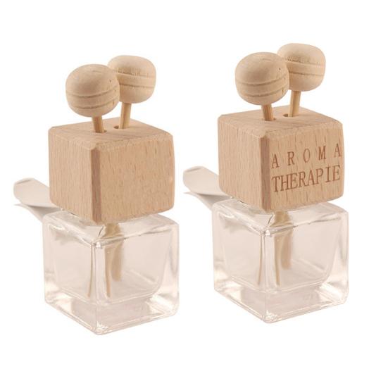 8 мл ароматическая подвеска для хранения жидкости, герметичная автомобильная квадратная воздуховыпускная трубка, прозрачная пустая бутылка для духов