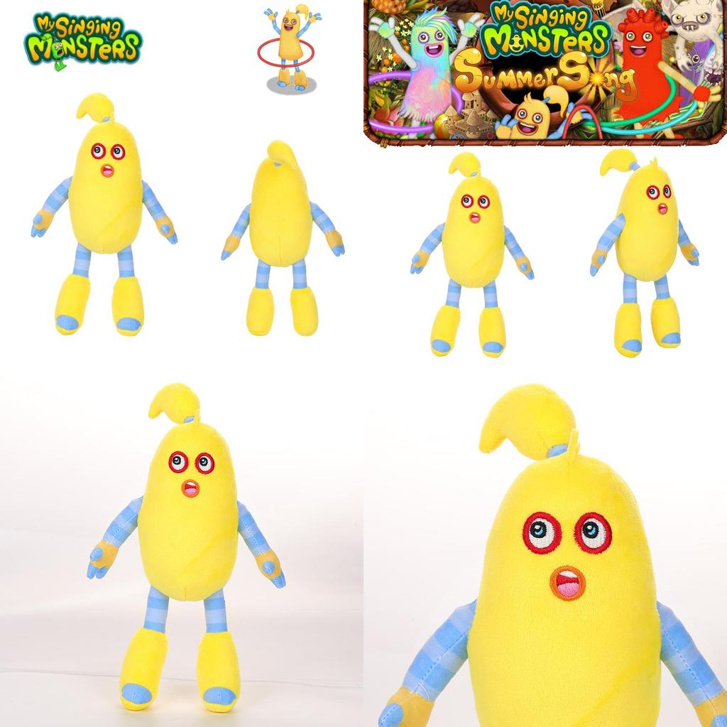 Мои Поющие Монстры Фуркорн Плюшевая Игрушка из Коротковорсовой Ткани для Коллекционеров и Поклонников