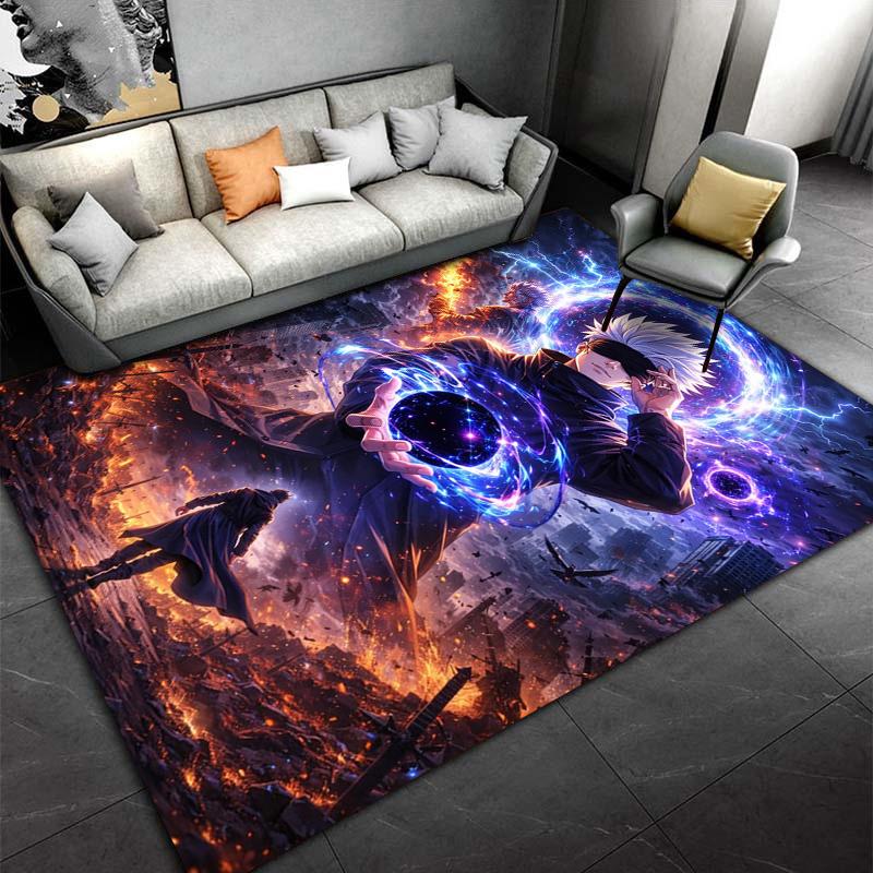 Stunning Magic Universe Image Rug Suitable for use as an anti-slip game mat for living room and bedroom sofas