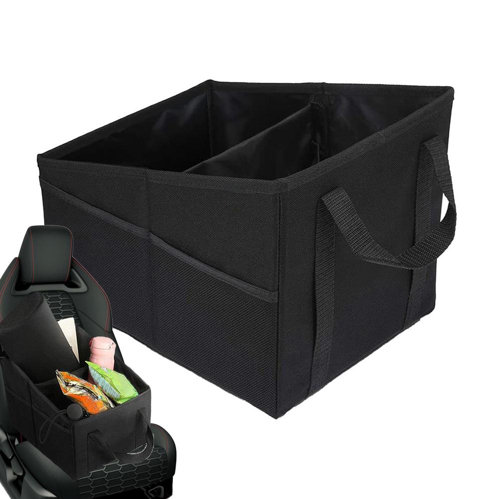 Trunk Organizer For Car Automotive Car Caddy Passenger Seat Organizer Multi-Compartment Automotive Passenger Seat Organizer