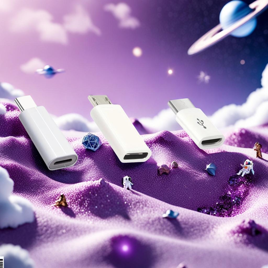 3PCS USB-C Adapter Kit: Type C to Lightning Female Charging, Micro USB to USB C, USB C to Micro USB. Fast Charge Converter for iPhone iPad Samsung